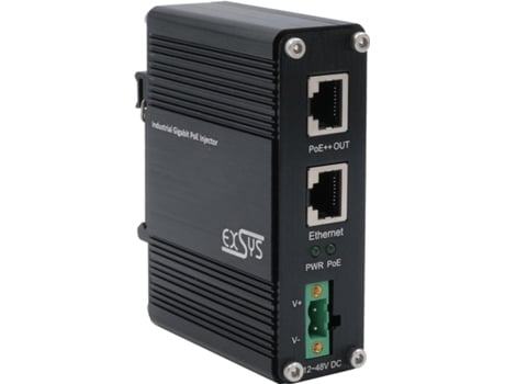 Injetor Poe Gigabit 95w Dc Eingang 12v Bis 48v Exsys (ex 60315)