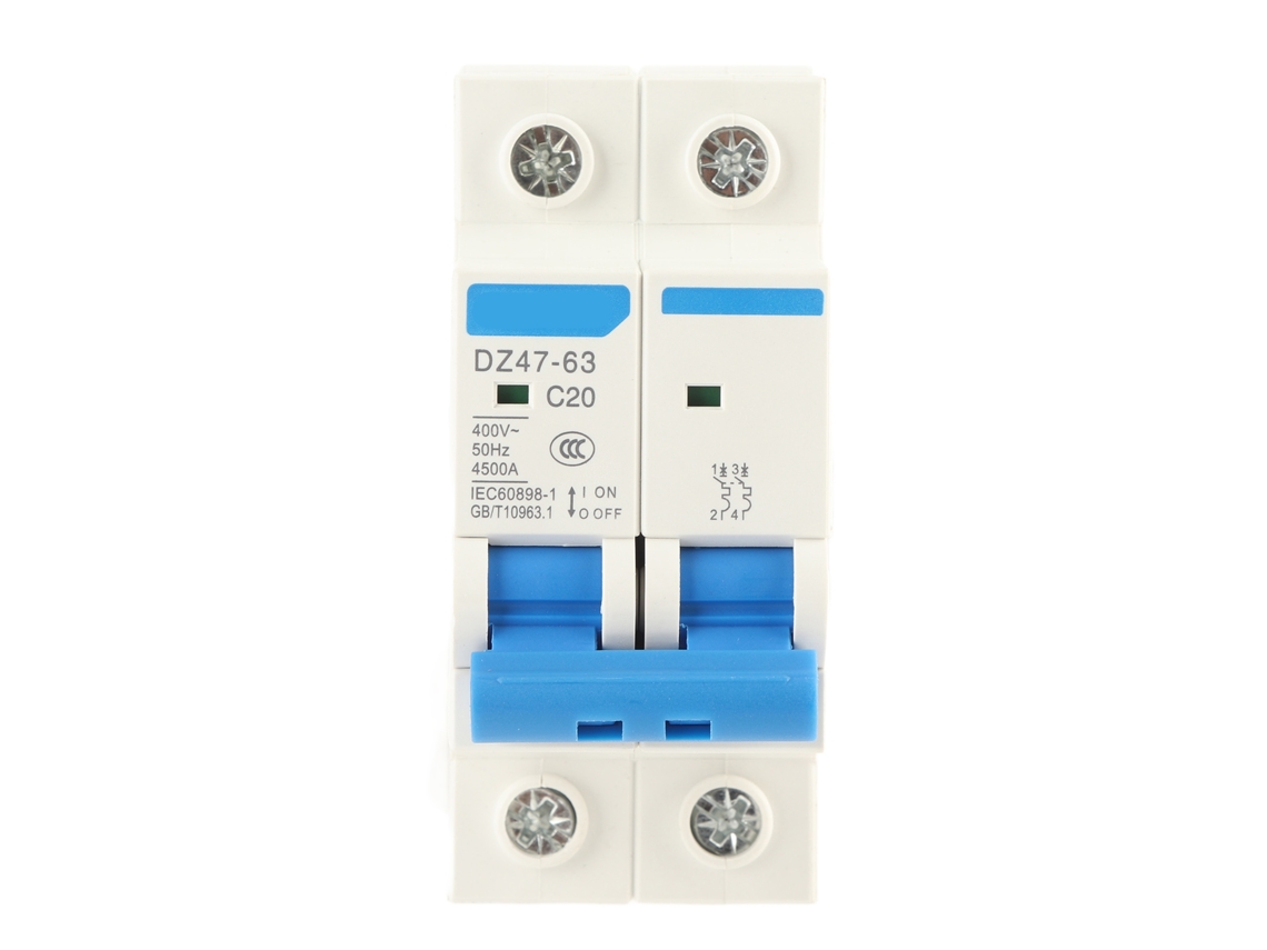 Disjuntor Miniatura Laxiscreed 20a 400vac Para Proteção De Circuitos Domésticos E Industriais