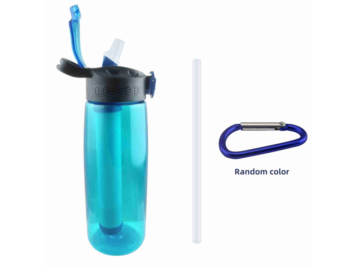 Garrafa de Água com Filtro Tritan Sem Bpa Verde