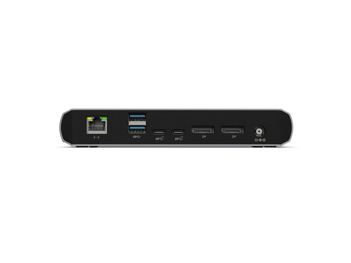 Alogic Tb3Dtrg2 Base &amp; Duplicador de Portas com Fios Usb 3.2 Gen 2 3.1 Gen 2 Type-C Preto Cinzento