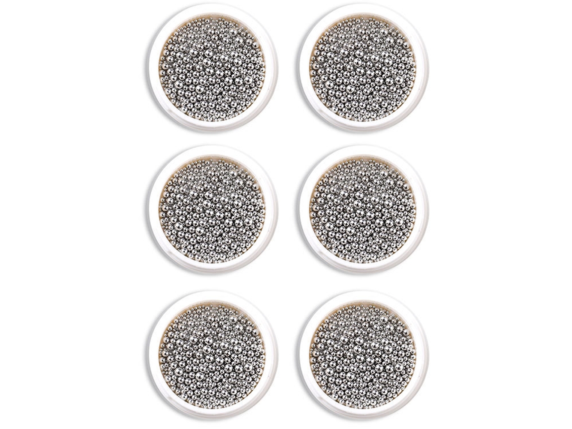 Cristal de Unhas com Strass Bolinhas de Aço para Decoração de Manicure Profissional MEOIRUERY
