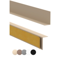 Rodapé Pvc 20x10 Mm Rígido Autoadesivo Resistente Uv, 200 Cm, Bege