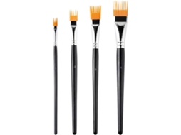 Conjunto De 4 Pincéis Multifuncionais Para Pintura Acrílica- Portátil, Ideal Hobbies Ao Ar Livre, Viagens,