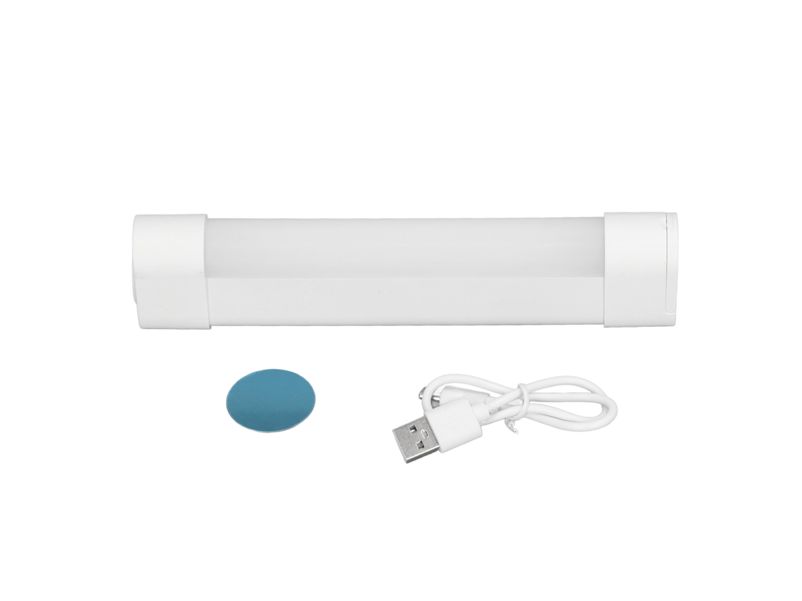Lâmpada de Emergência Led Tubular, À Prova D'água, Carregamento Usb, Indução, para Escada e Varanda | S/MARCA