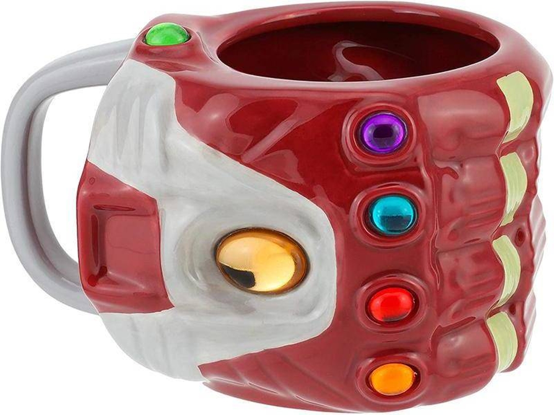 Caneca DISNEY Mão Thanos com Pedras do Infinito