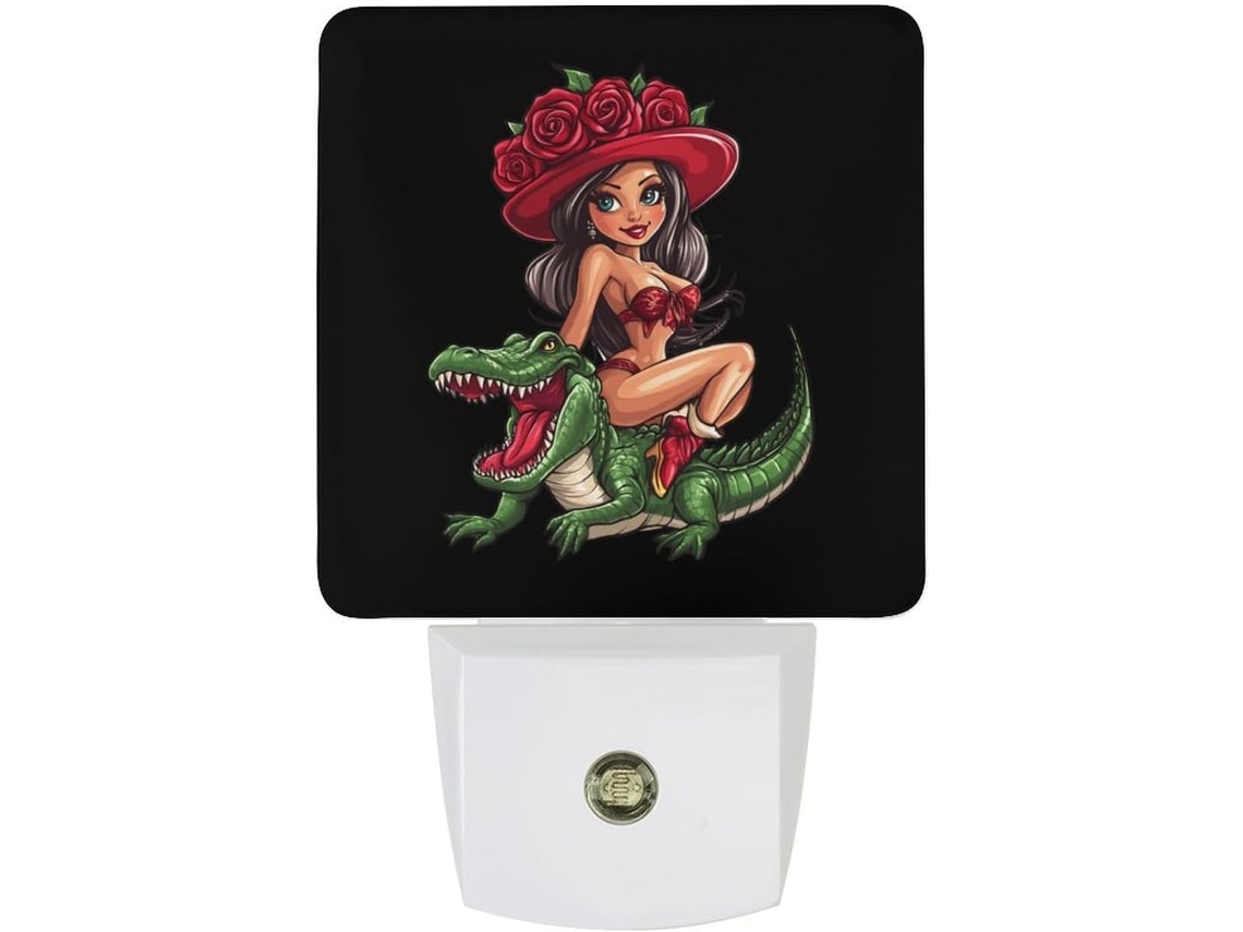 Luz Noturna Led Feminina Com Sensor Crepuscular