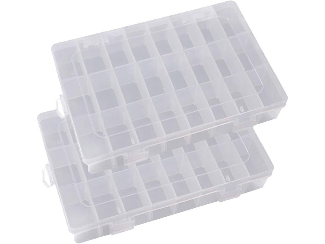 Caixas de Plástico Caixa de Utensílios com Bacs Amovibles Compartiment de Stockage Caixa de Utensílios de Alimentação Coque Caixa de Bijuteria Organ