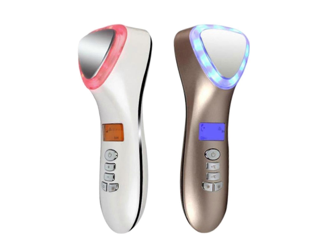 Terapia De Luz Vermelha E Azul 5-em-1 Advanced Skincare Tool Massagem Lifting Instrument-am