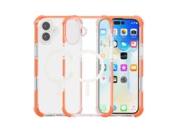Capa De Acrílico Transparente À Prova De Choque Para Iphone 17 - Magnética - Magsafe