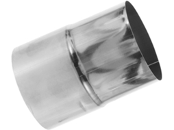 Conector De Exaustão Para Chaminé Em Aço Inoxidável, Robusto E Ideal Para Chaminés.