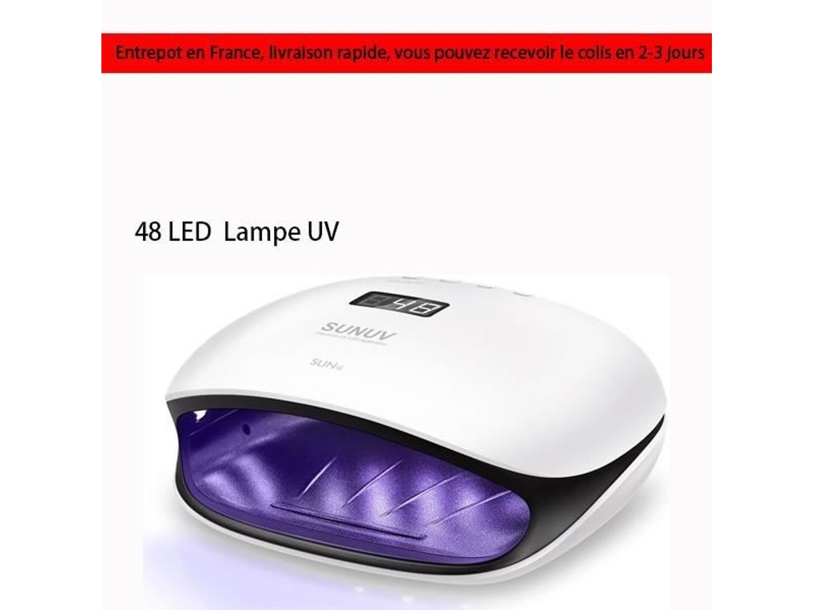 Lâmpada Uv Led Profissional De 48w Para Unhas Com Secagem Rápida