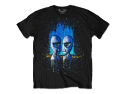 T-Shirt ROCK OFF Pink Floyd - Division Bell Drip Preto (Tamanho: L)