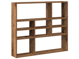 Prateleira de Parede MAISON EXCLUSIVE em Madeira Antiga Trabalhada (90x16x78 cm)