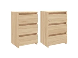 Bed Cabinet, Bed Cabinets Vidaxl Marrom Madeira Processada (n/a)