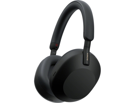 Auscultadores Bluetooth SONY WH1000XM5 (Over Ear - Microfone - Noise Cancelling - Preto)