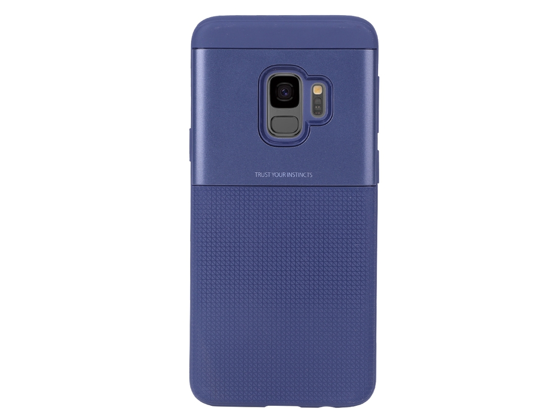 Capa LAXISCREED Samsung S9 Azul Silicone Fina Antiimpacto