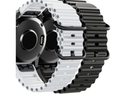 Pacote com 2 pulseiras ORYSIN Ocean Waves para Garmin Fenix 7