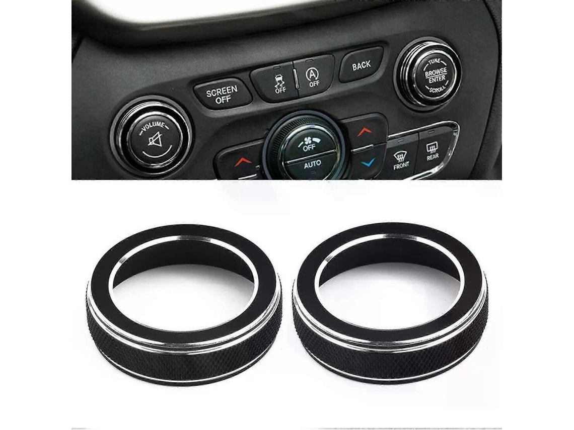 Conjunto de 2 Capas para Botão de Volume Jeep CHARM