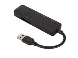 Conector Usb3.0 LAXISCREED 3 Portas Cartões Sd Microsd