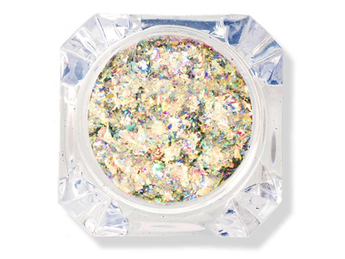Polvo De Espejo Glitter Para Uñas Pigmento De Cromo Decoración De Manicura 03