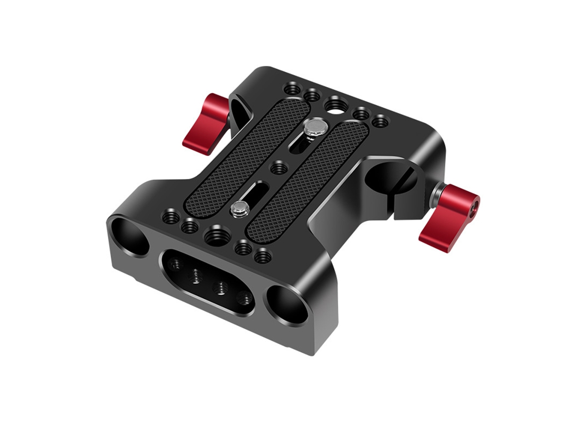 Raum-Placa Base Para Câmera Com Braçadeira De Hastes 15mm E Base De Tripode