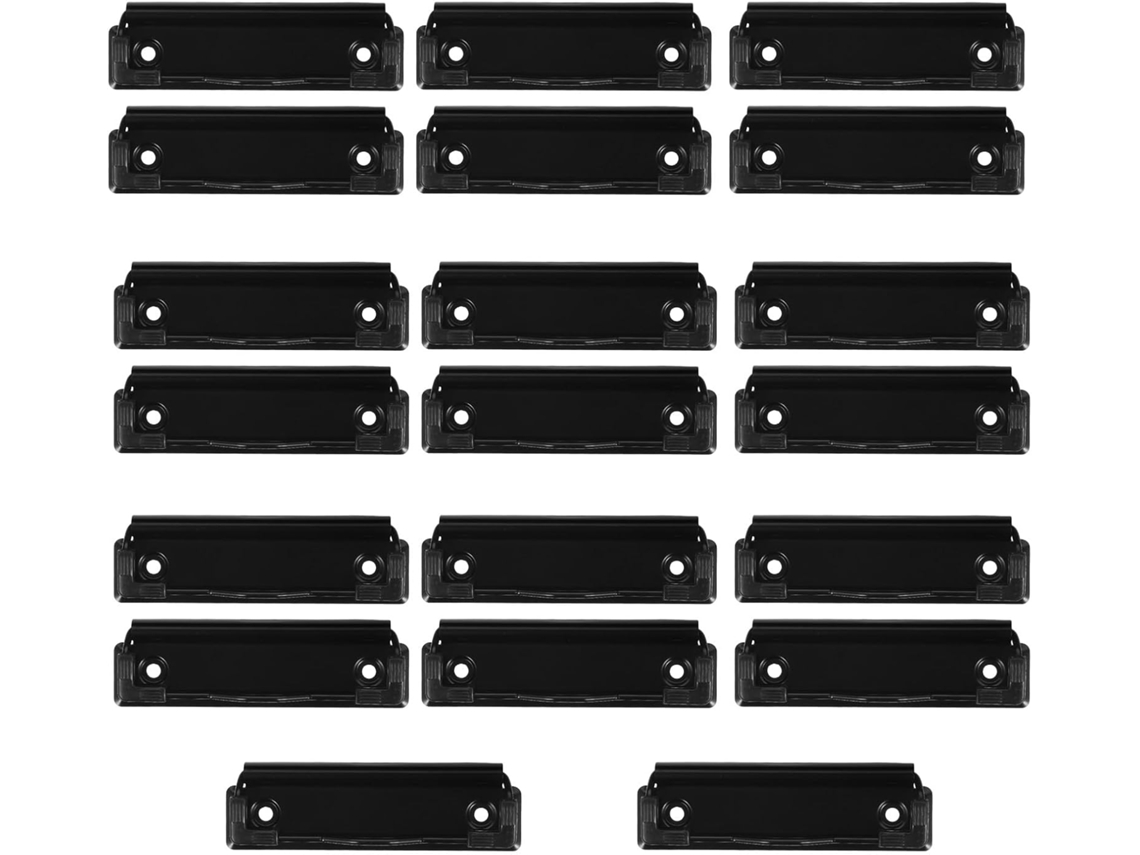 Kisangel Prancheta Clips 20 Unidades Ferro Reforçado 9, 9cm 3, 94 Pranchetas E Documentos, Com Pes De