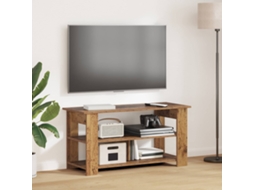 Vidaxl Suporte De Tv Madeira Antiga 100 X 40 X 50 Cm