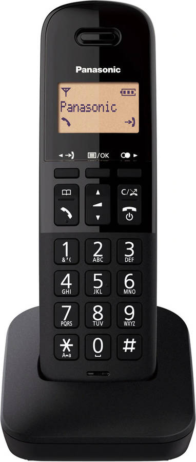 Telefone Fixo PANASONIC Dect Básico Preto