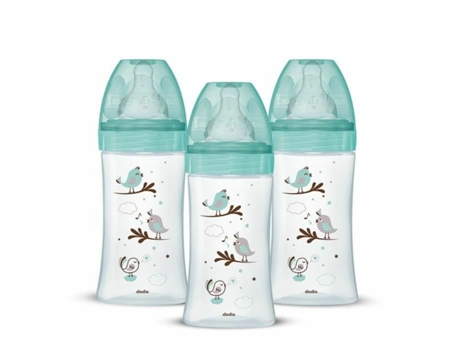 Conjunto de biberões DODIE 3 uds