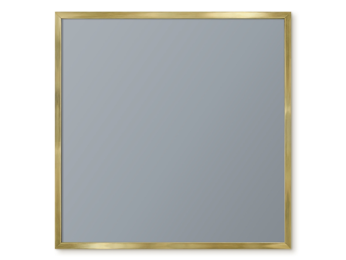 Quadro de vidro magnético laranja escuro para hall de entrada Espelharte (50x50 cm)