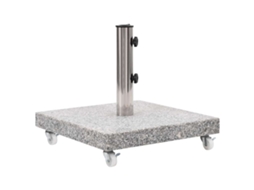 Maison Exclusive - Base De Guarda-sol Quadrada Granito 30 Kg Cinzento