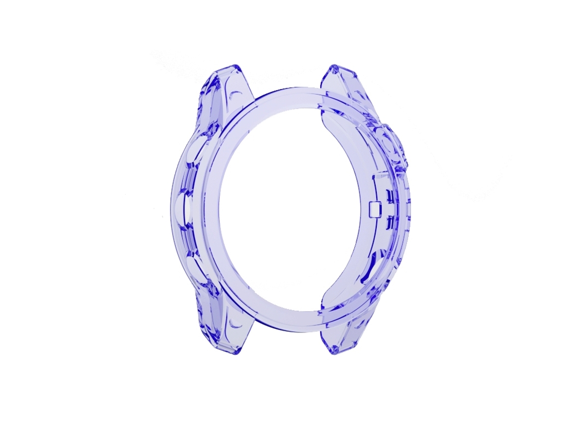 Garmin Fenix 7 TPU Half-pack Candy Color Watch Case (azul transparente)