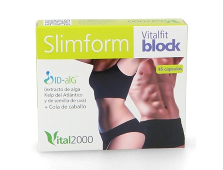 Suplemento Alimentar SLIMFORM Slimform Block 45Cap. Vital 2000 S.L.