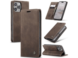 Capa Multifuncional Horizontal De Couro Caseme 013 Para Iphone 16e