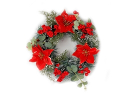 Guirlanda de Natal Pinhas Artificiais Ramos Secos LAXISCREED