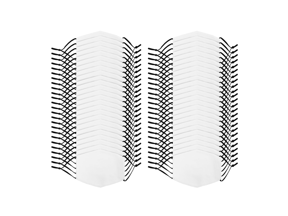 Metapacote De Má Scaras De Sublimação Brancas Para Crianças Pequenas / Pacote De 50 Monstershop
