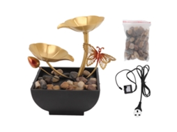 Fonte de Mesa com Cascata LED, 3 Velocidades, para Sala e Escritório S/MARCA