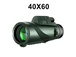 Verde Do Exército Mini Binóculos Profissionais Hd 40X60 Poderosos Binóculos À Prova D'Água de Longo Alcance Zoom D AIHONTAI