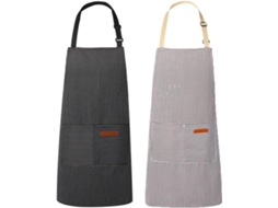 Avental De Cozinha Impermeável De 72 Cm (28,35 Polegadas), Ideal Para Cozinhar E Grelhar, Com Dupla Camada.
