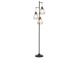 Luminária de Chão Vintage Industrial em Metal Preto,moderna,35 X 170 Cm