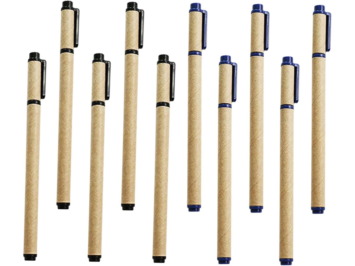 Conjunto De 10 Canetas Em Gel Stobaza Papel Kraft, Escrita Suave,