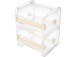 Dispensador de Fita Adesiva Washi Transparente Multiuso para Escritório, Pacote com 2, Fita, Zqkla BRILVIBERA