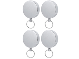 Chaveiro Metal Antiperda 5cm Retrátil