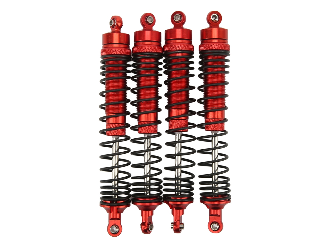 Conjunto De Amortecedores Dianteiro E Traseiro De Alumínio Para Rc Losi 1/8 Red (4pcs)