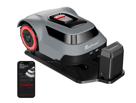 Corta Relvas Até 500 M² de Área Controle Via App Wifi/Bluetooth 6 Lâminas Altura de Corte de 30-70 Mm REDROAD Mgc500