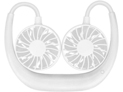 Ventilador de ar USB mini resfriamento de pescoço S/MARCA, 360g, uso doméstico e externo