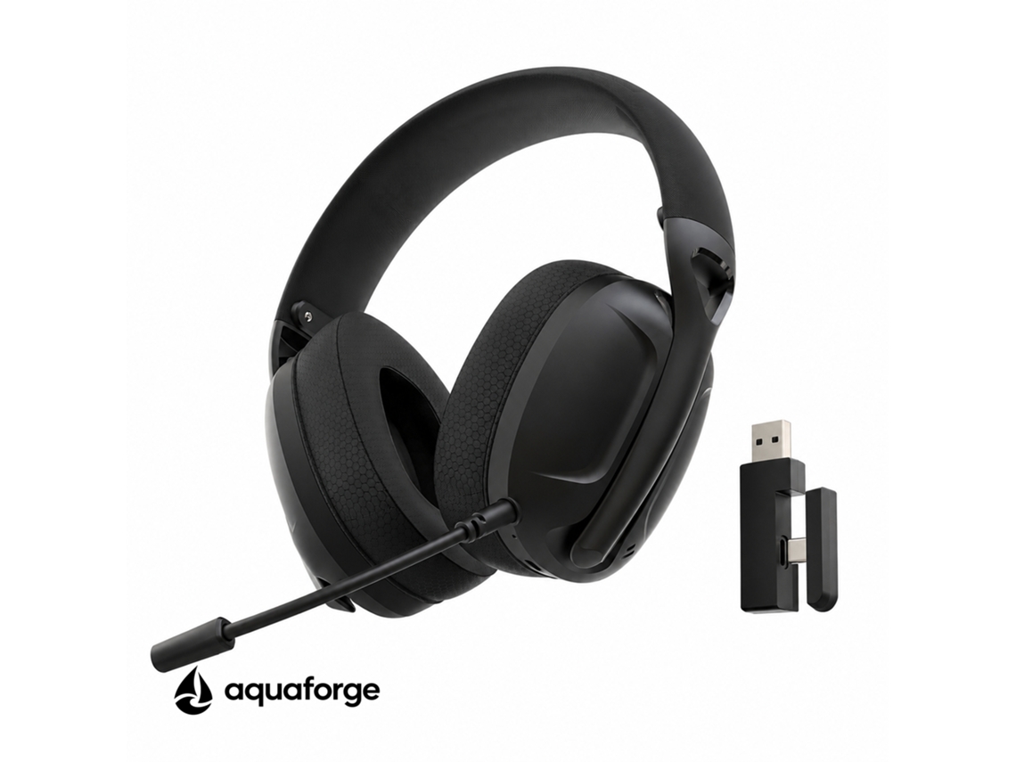 Headset Gaming Bluetooth Sem Fio Com Microfone Enc Som Estéreo Usb-c