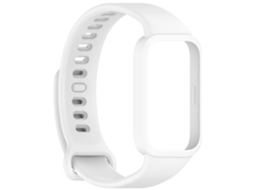 Pulseira Desportiva Macia e Respirável para Xiaomi Band 9 Active / Redmi Band 3 Branco HEXINYIGJLY