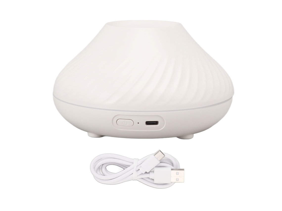 Difusor Aromaterapia Chama 7 Cores 130ml Usb | S/MARCA