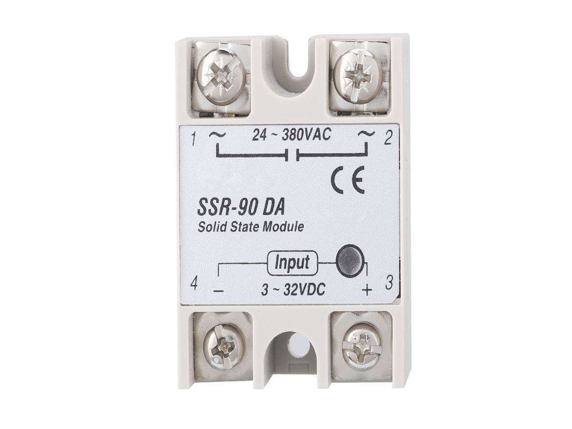Módulo De Relé De Estado Sólido Ssr-90da 90a Entrada Dc 3-32v Para E-commerce Espanha